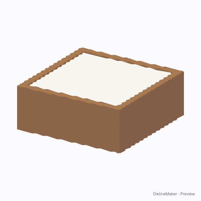 Square tiled jewelry box (6 in tile)