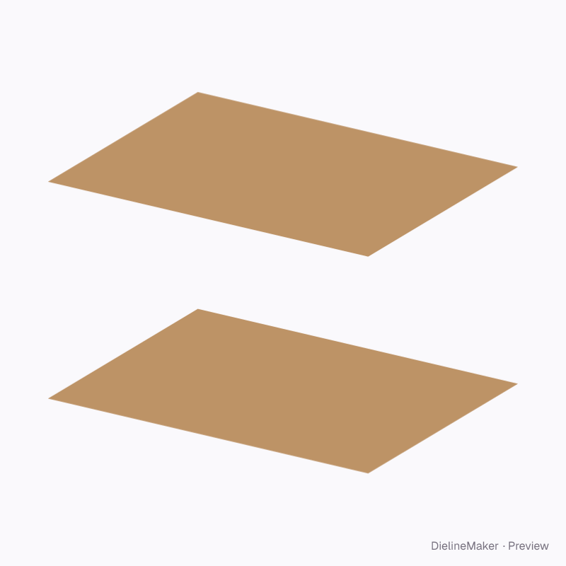 Top and bottom pads 400×300×250