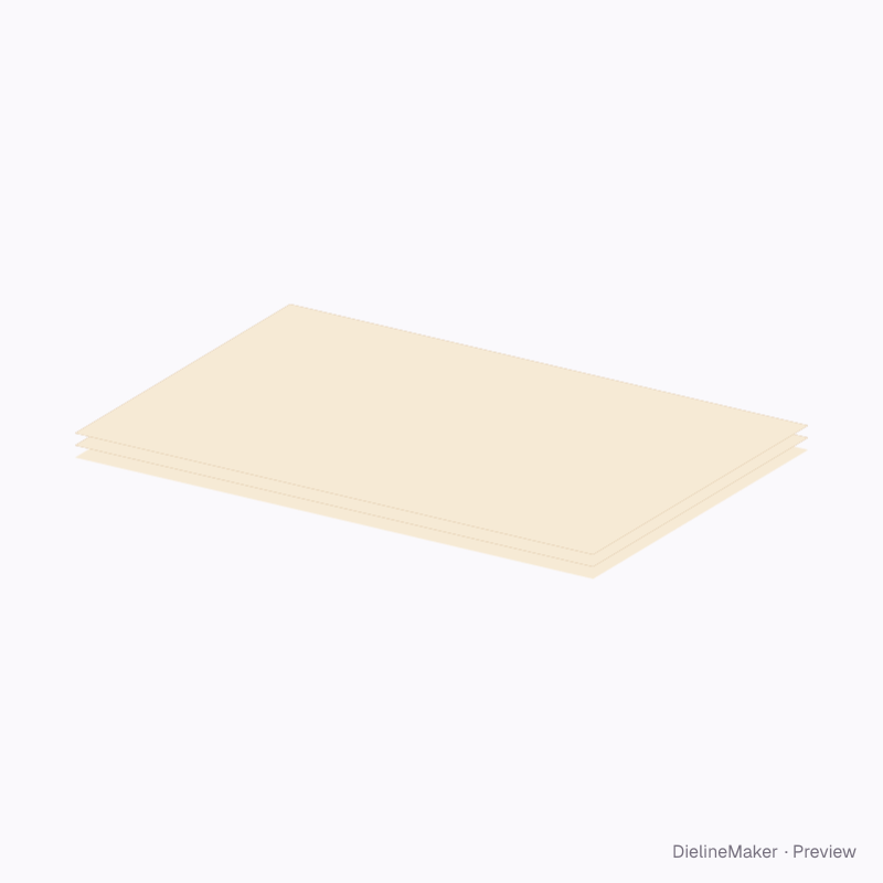 Zig-zag folded pad 300×200