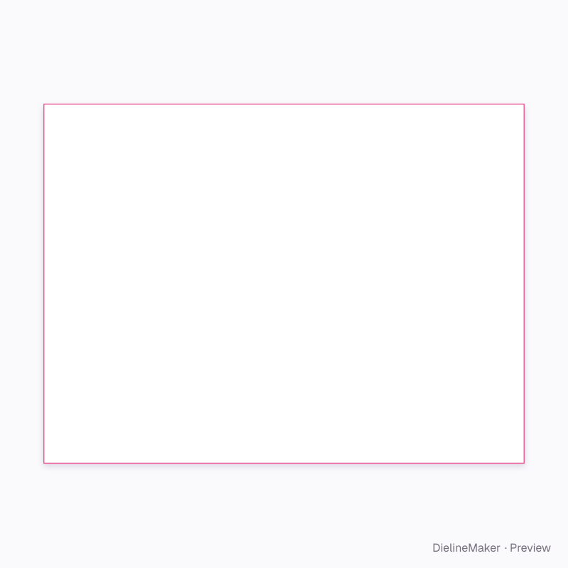 Interior pad flat dieline