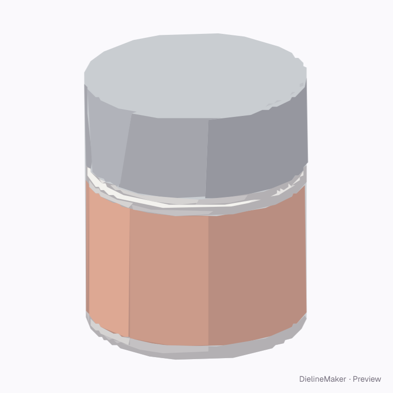 Airless pump jar 50 ml