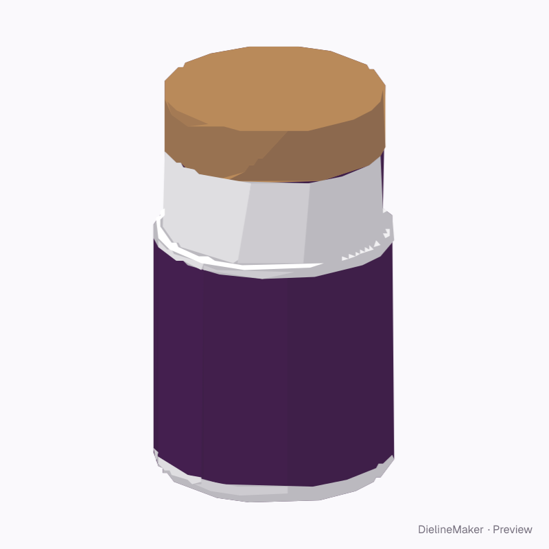 Cork-stopper spice jar