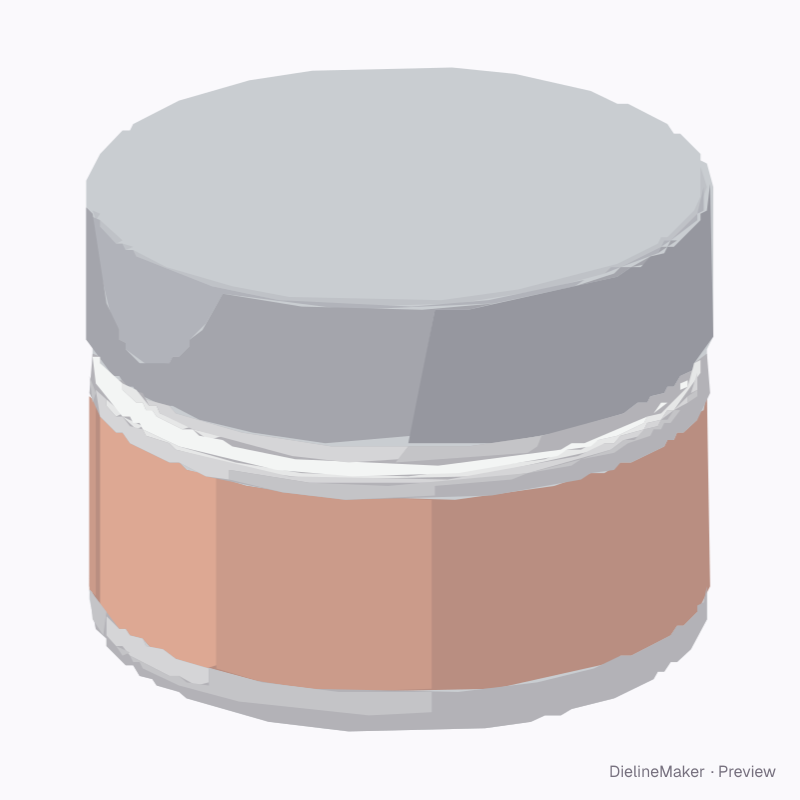 Face cream jar 50 ml