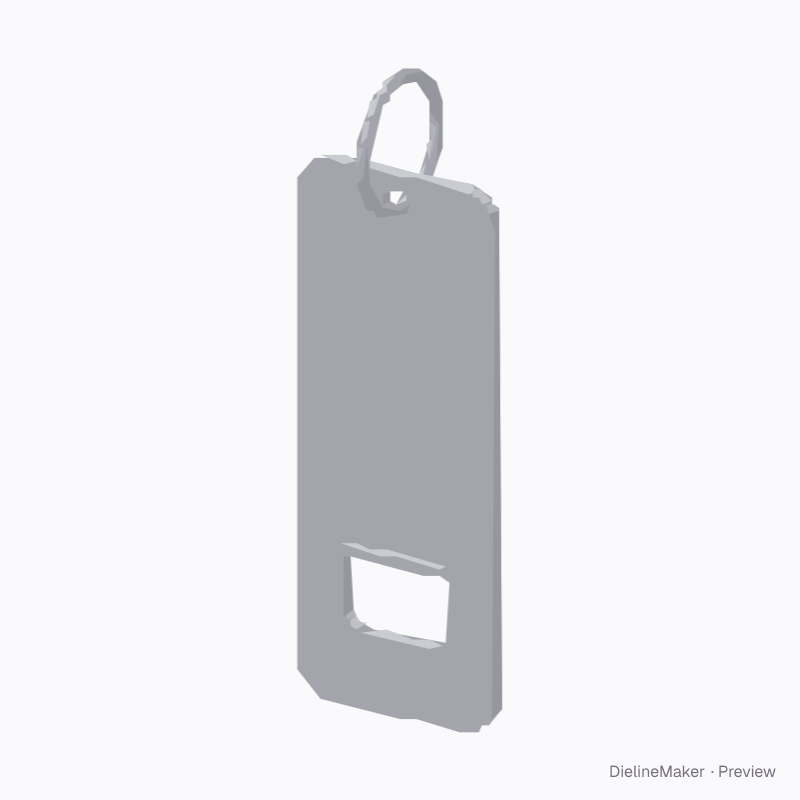 Bottle opener keychain
