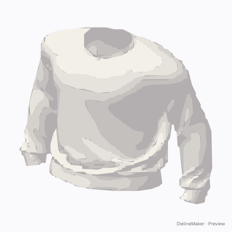 Compact knit sweater