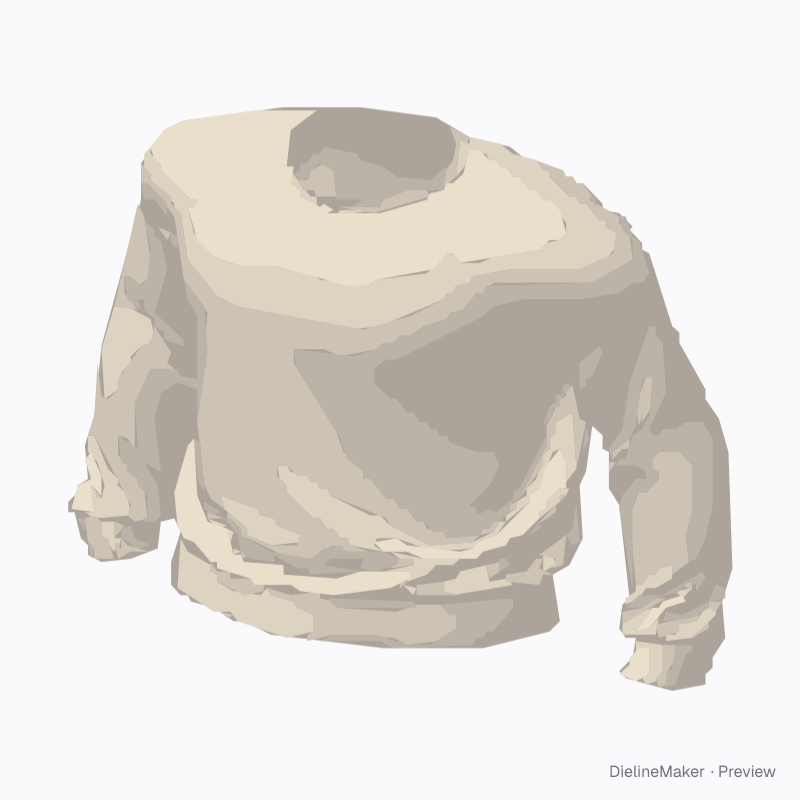 Cream knit sweater