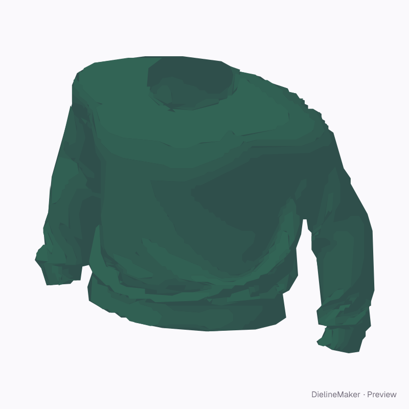 Forest knit sweater