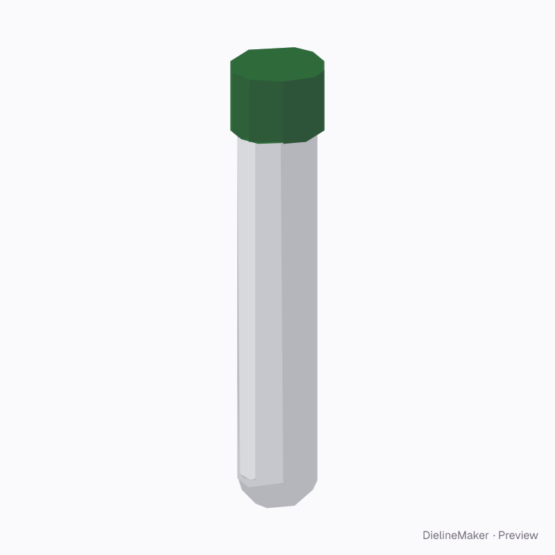 Plastic pre-roll tube (pop-top)