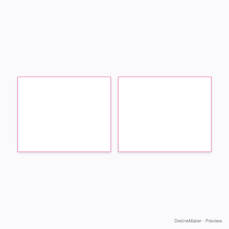 Metallic lunch carrier flat dieline