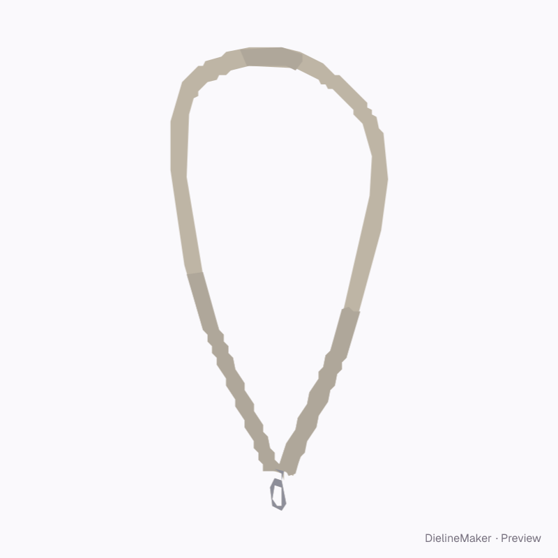 15 mm woven lanyard