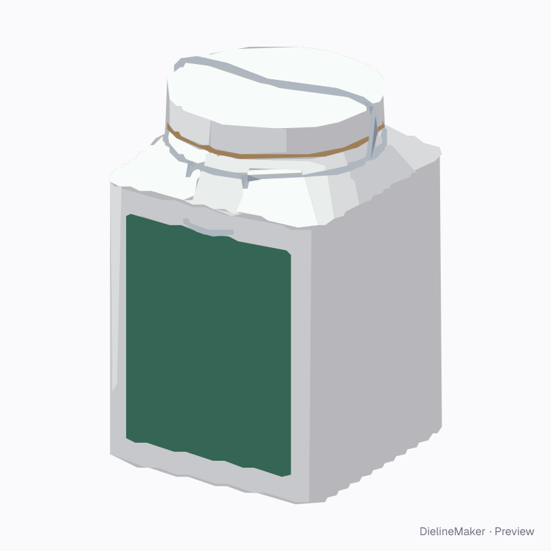 Medium pantry latch jar