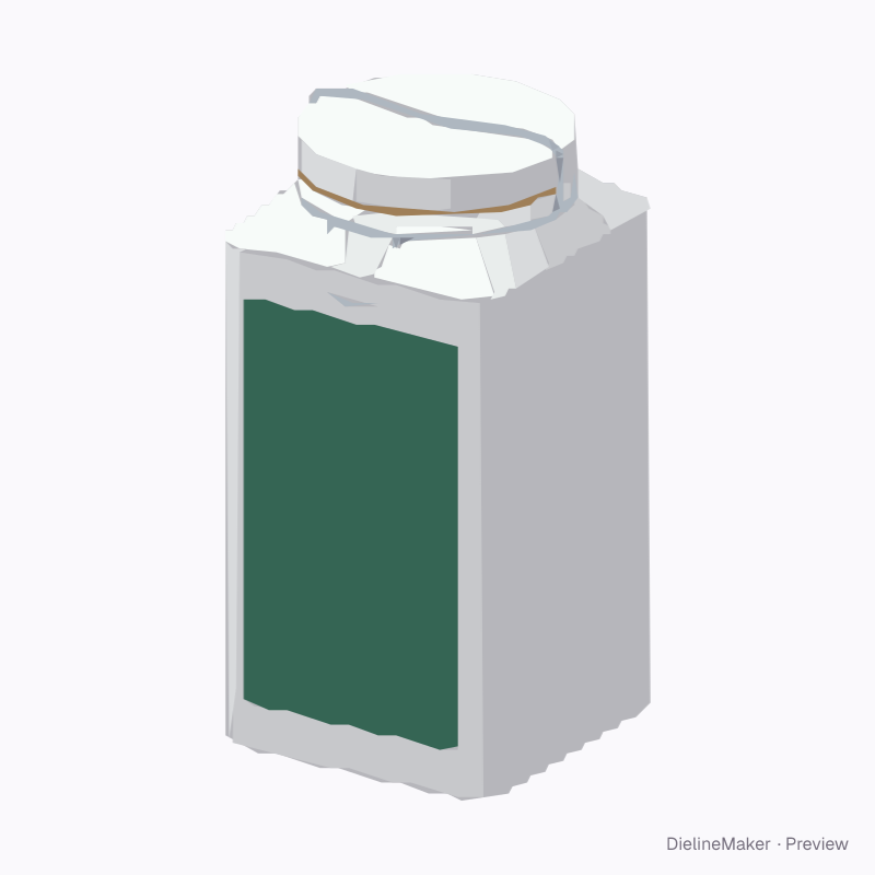 Tall pantry latch jar