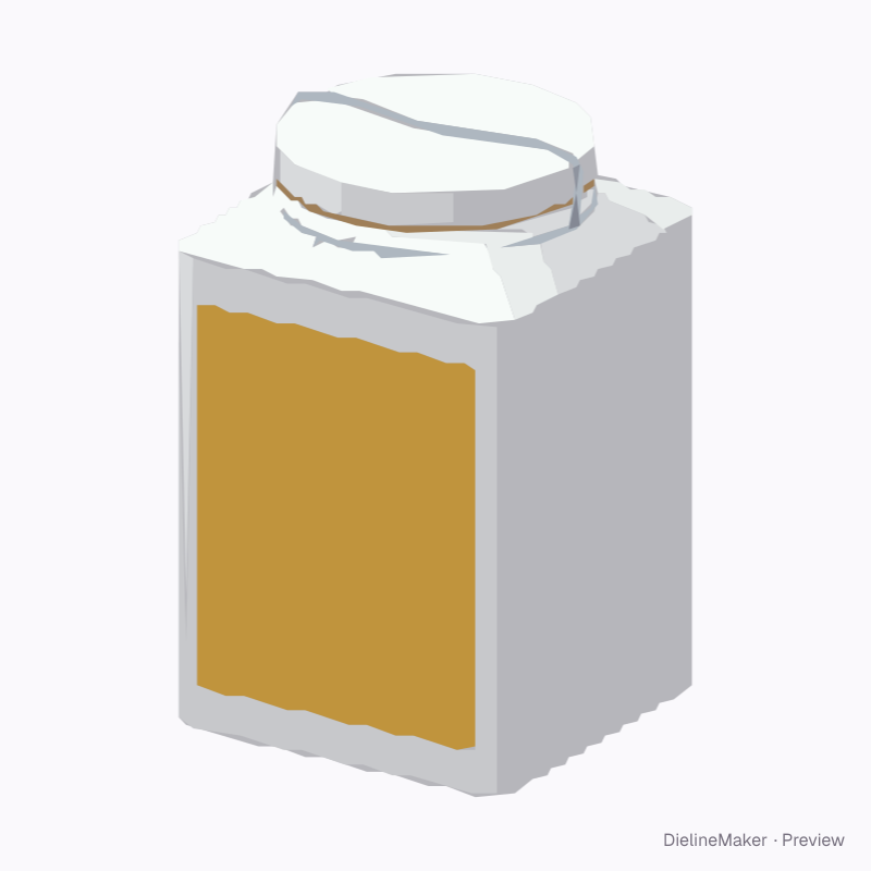 Kitchen storage jar 1 L