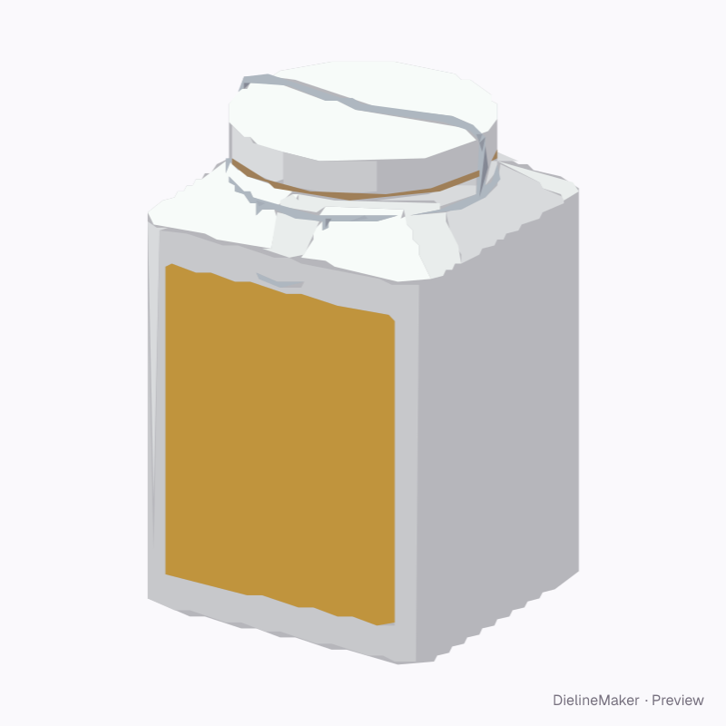 Clip-top preserve jar