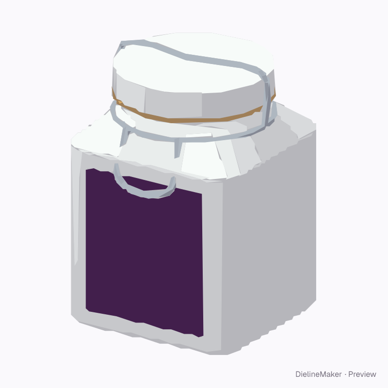 Small clip-top spice jar
