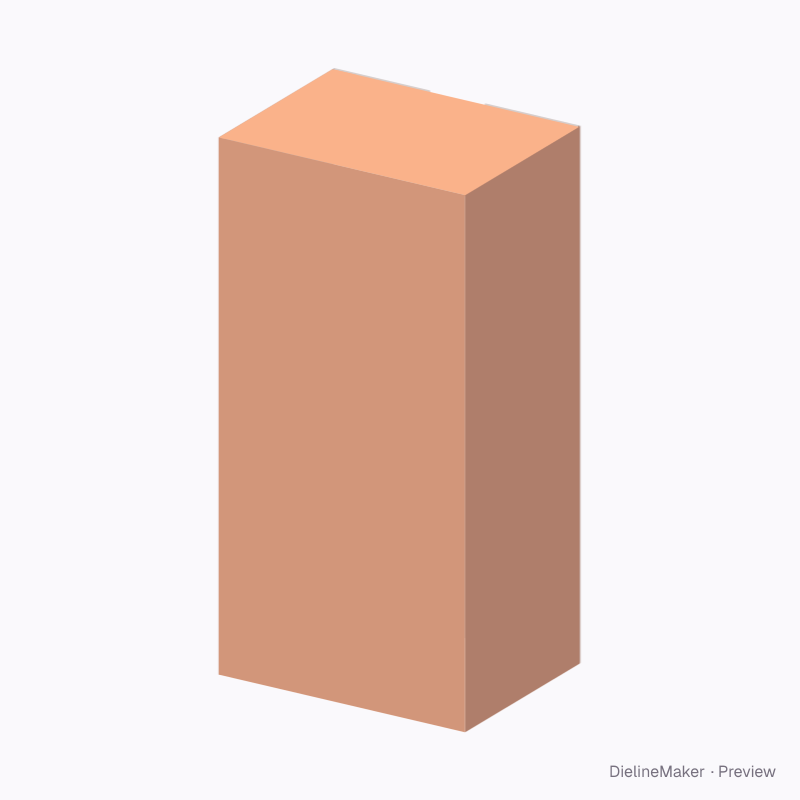 Carton with full-height lens corners