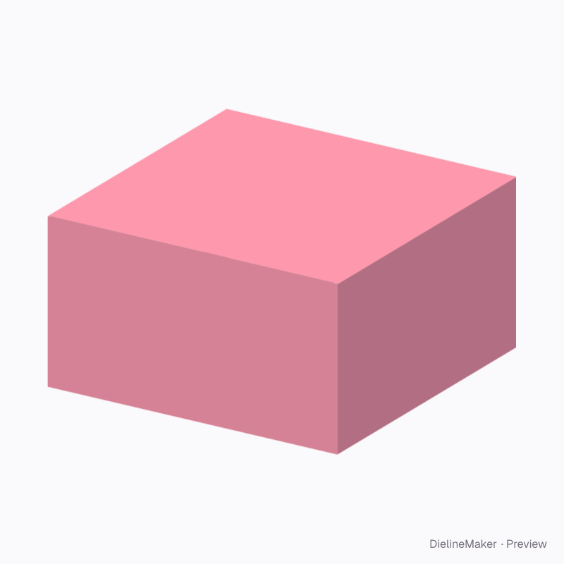 Cake box with lid loop handle