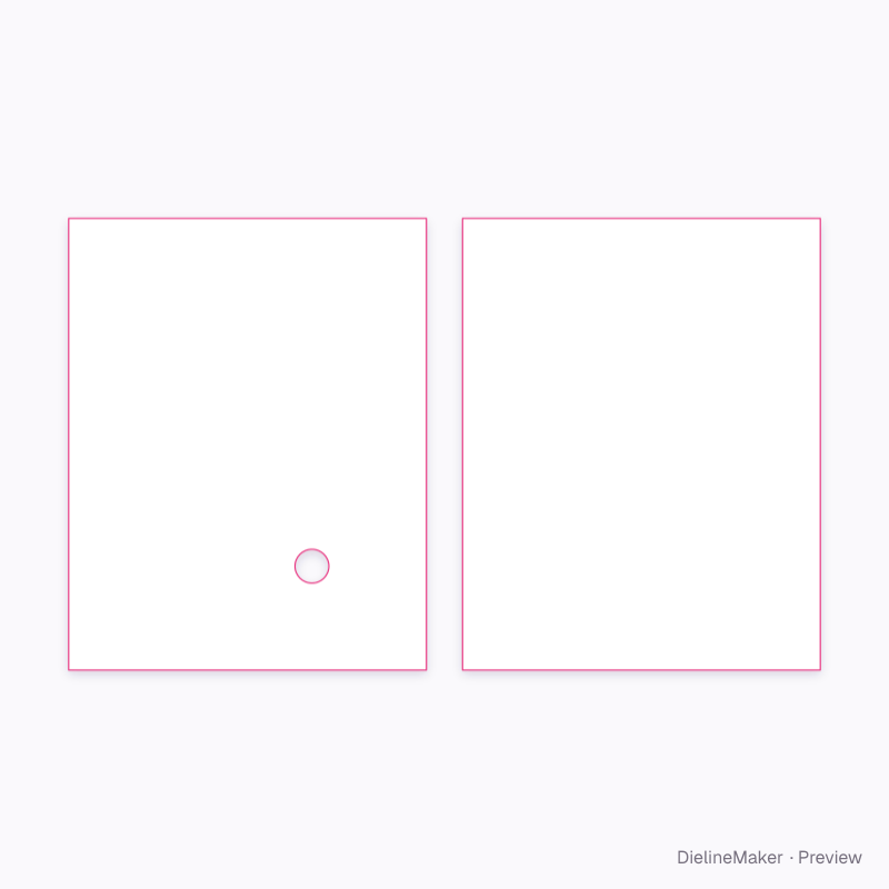 Large beverage tap bag flat dieline