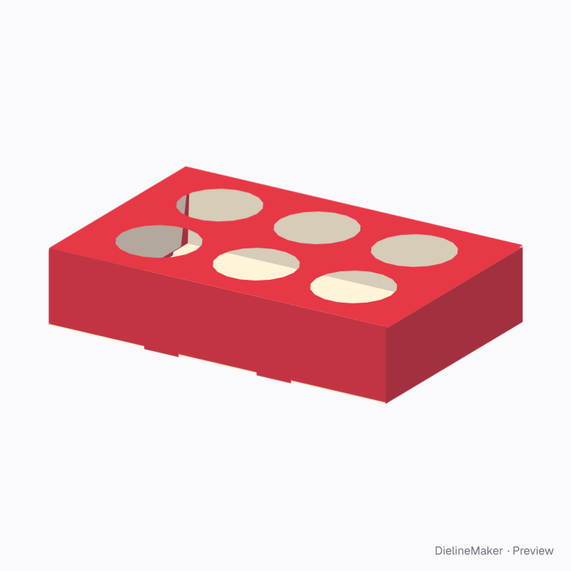 Six-jar locking tray