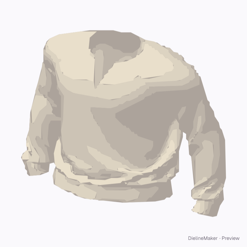 Relaxed long-sleeve v-neck t-shirt