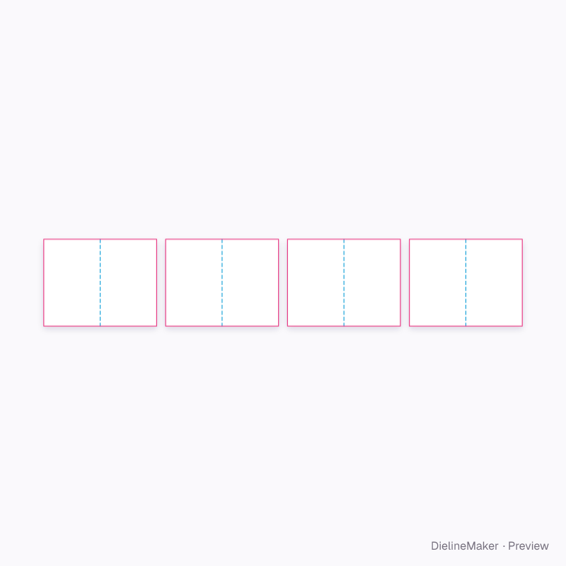 Flat dieline preview