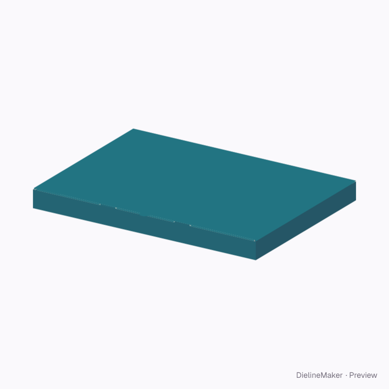 A3 art print bundle mailer — Front-lock mailer