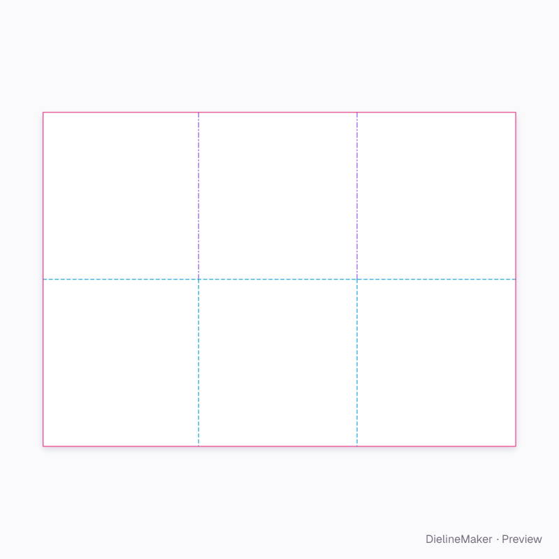 Flat dieline preview