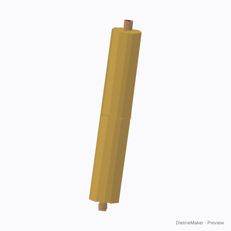 Fabric roll leaning against a wall