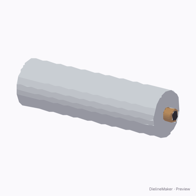 Film / fabric roll with tail