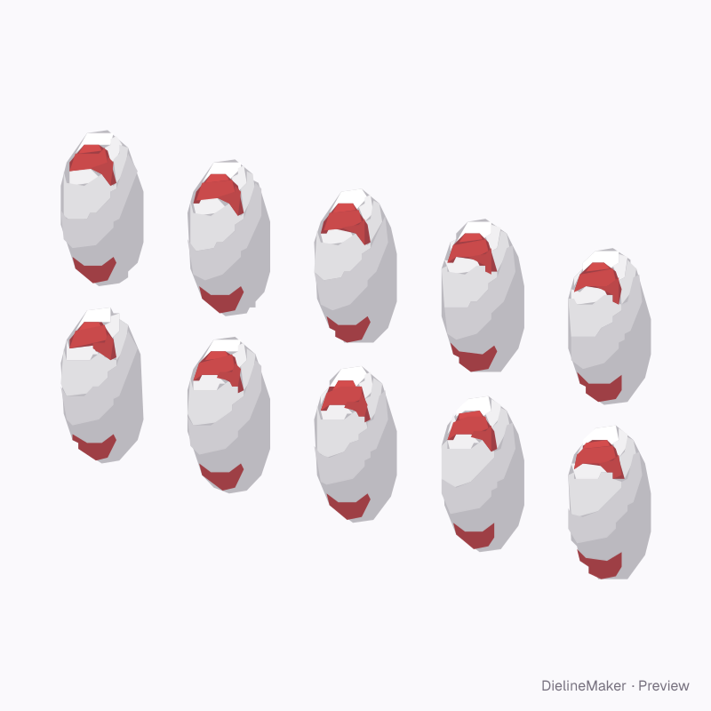 Capsule blister, 10 capsules