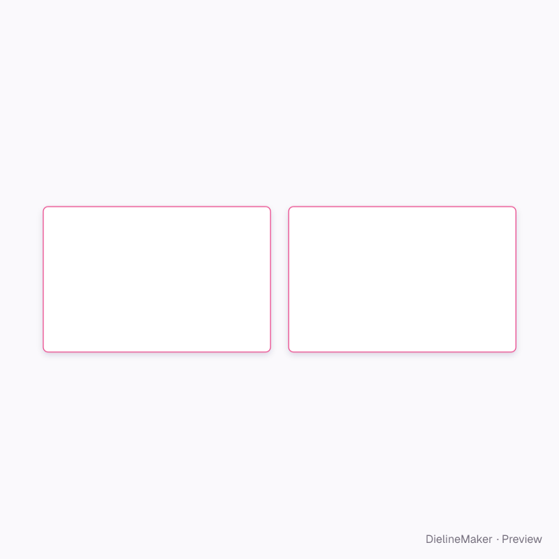 Thirty-tablet card flat dieline