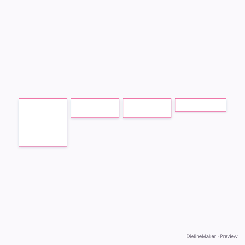 Slim memo block in white holder artwork area