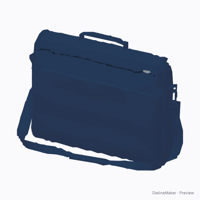 Zipped shoulder bag