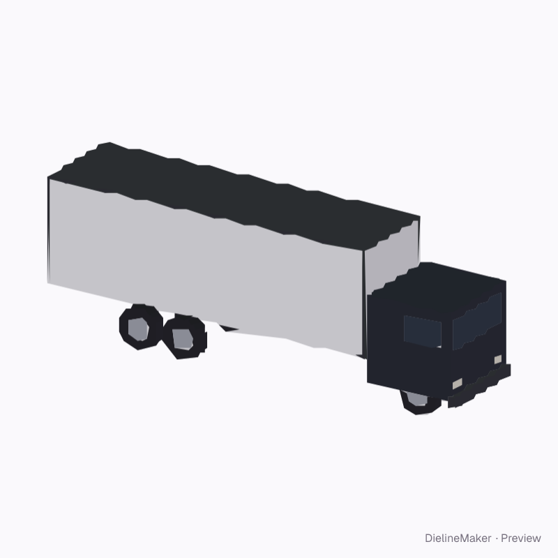 Long-box billboard truck