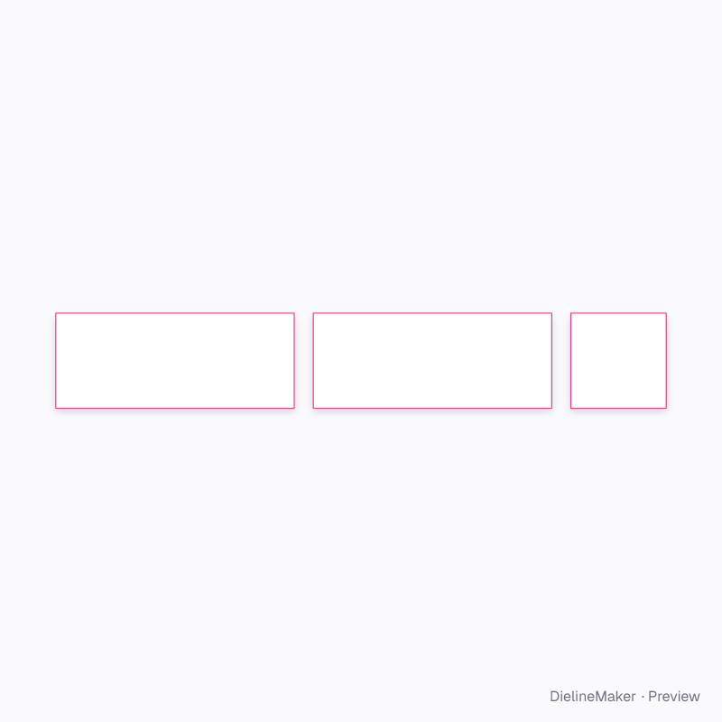 Mobile billboard truck flat dieline