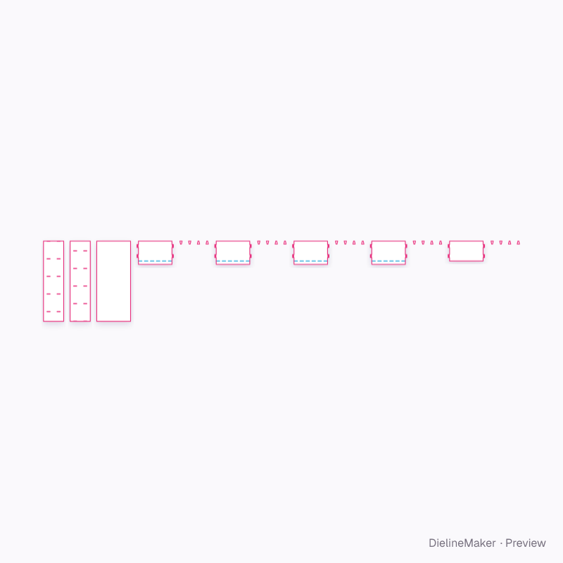 Shelf display with wedge-keyed lugs flat dieline