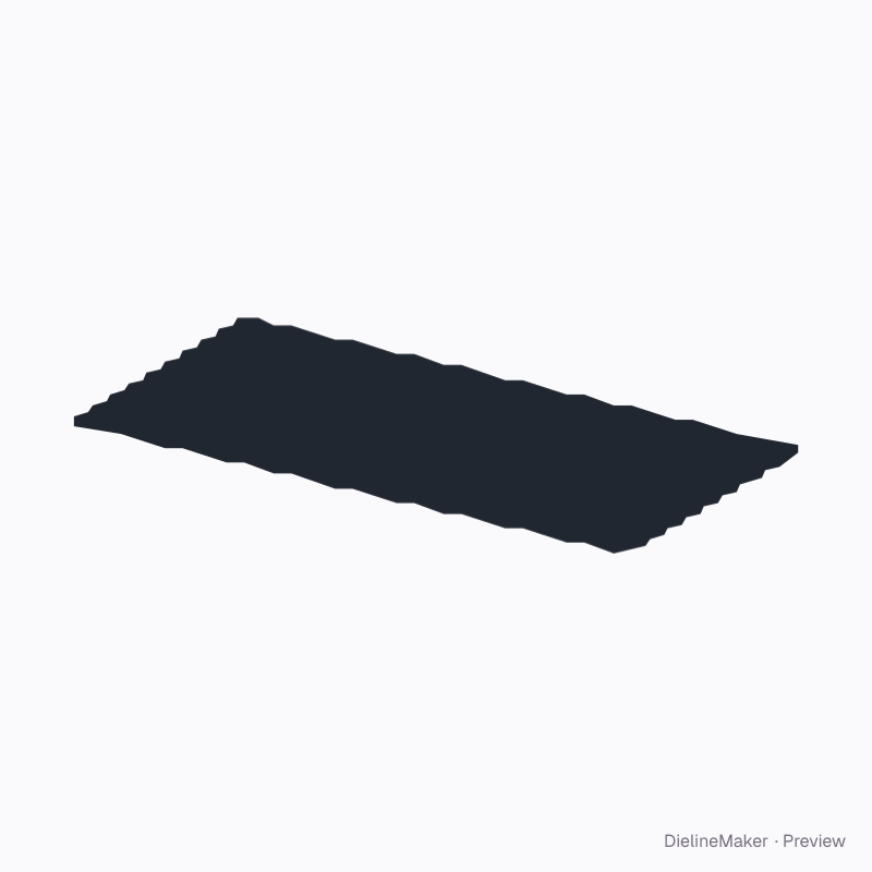 600 × 300 mm desk mat