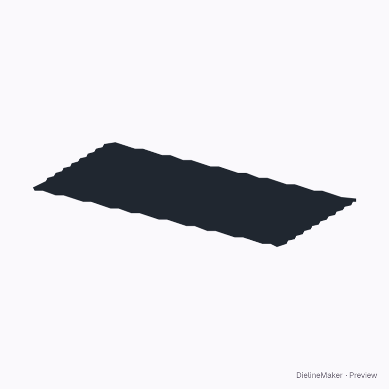 1000 × 500 mm desk mat