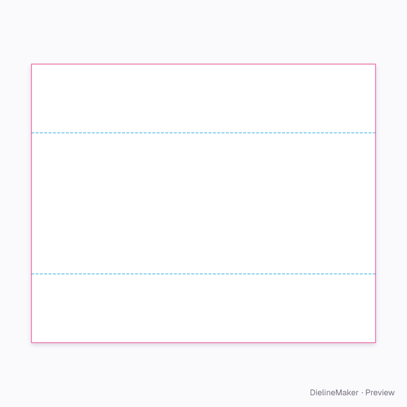 Multi-crease buffer liner flat dieline