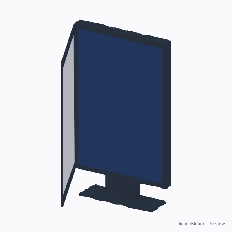 MUPI with opened glazing door