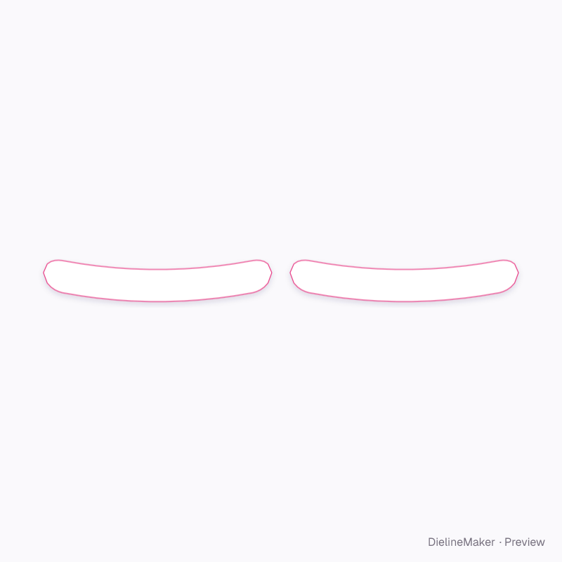 Banana nail file artwork area