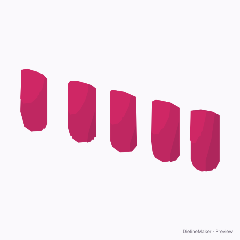 Press-on nail tips