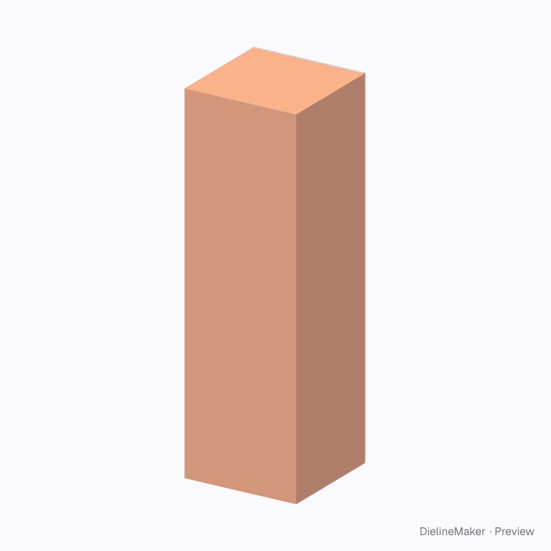 Tall dropper neck-lock carton — Bottle neck-lock carton