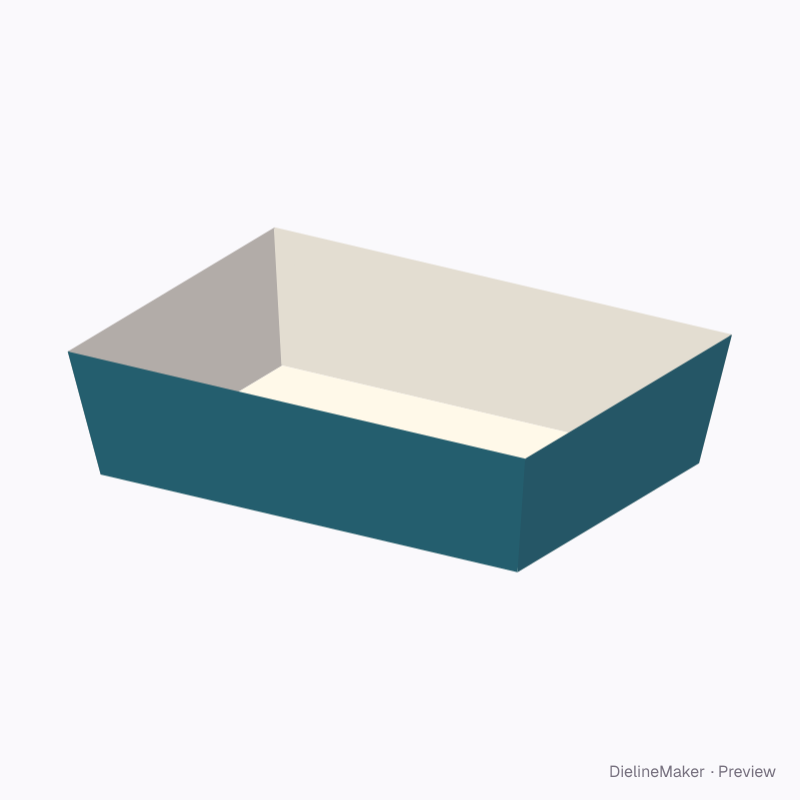 Nested desk organizer tray