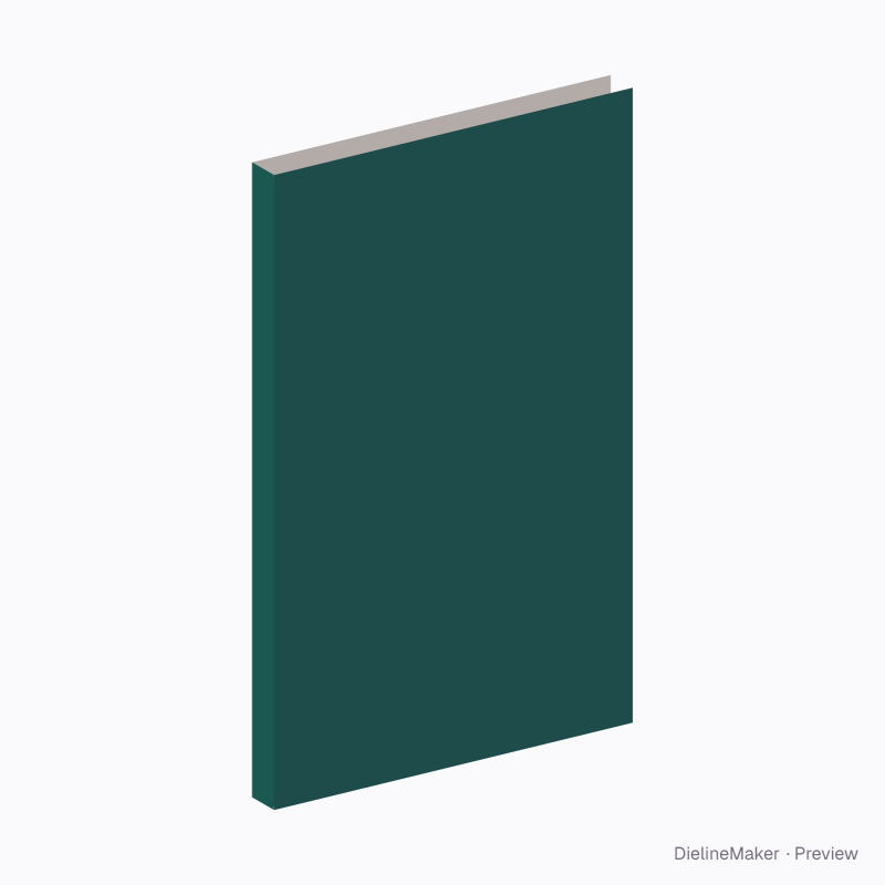 Novella 5 × 8 in bound notebook