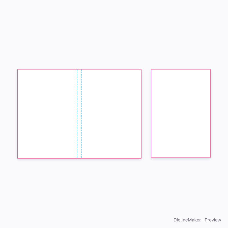 Royal 156 × 234 mm bound notebook artwork area