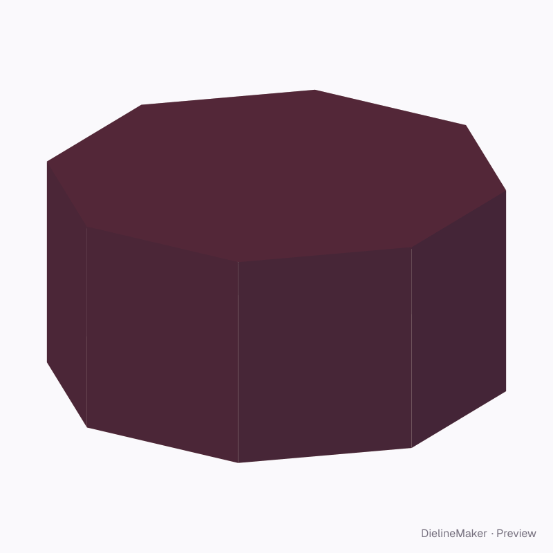 Octagon gift box