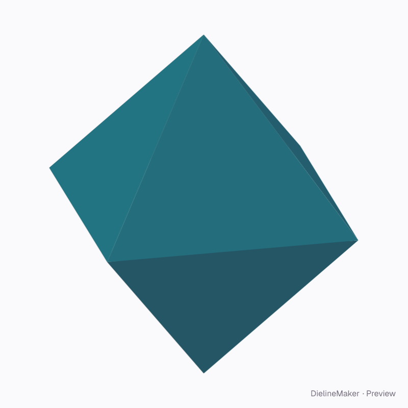 Octahedron · 180 mm