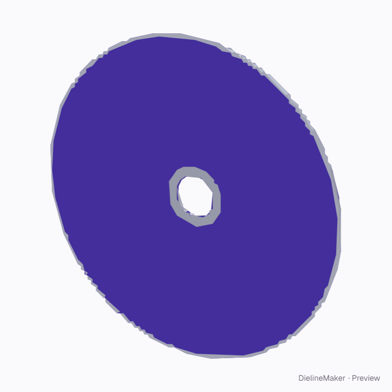 CD / DVD printed disc