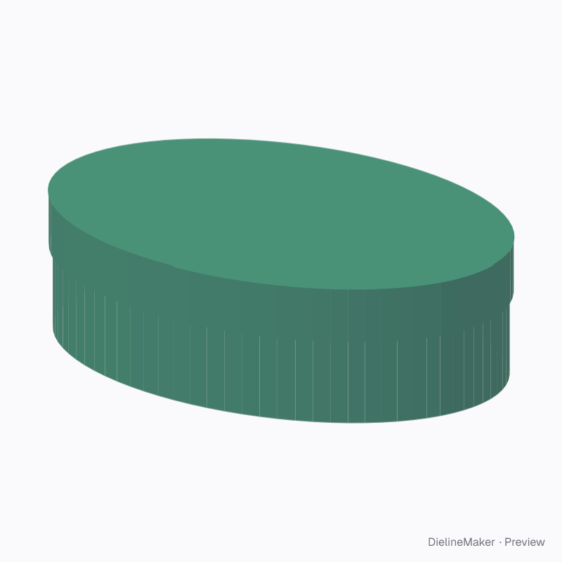 Oval soap gift